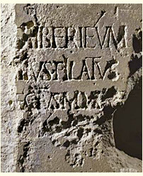 Inscription erected by Pontius Pilate